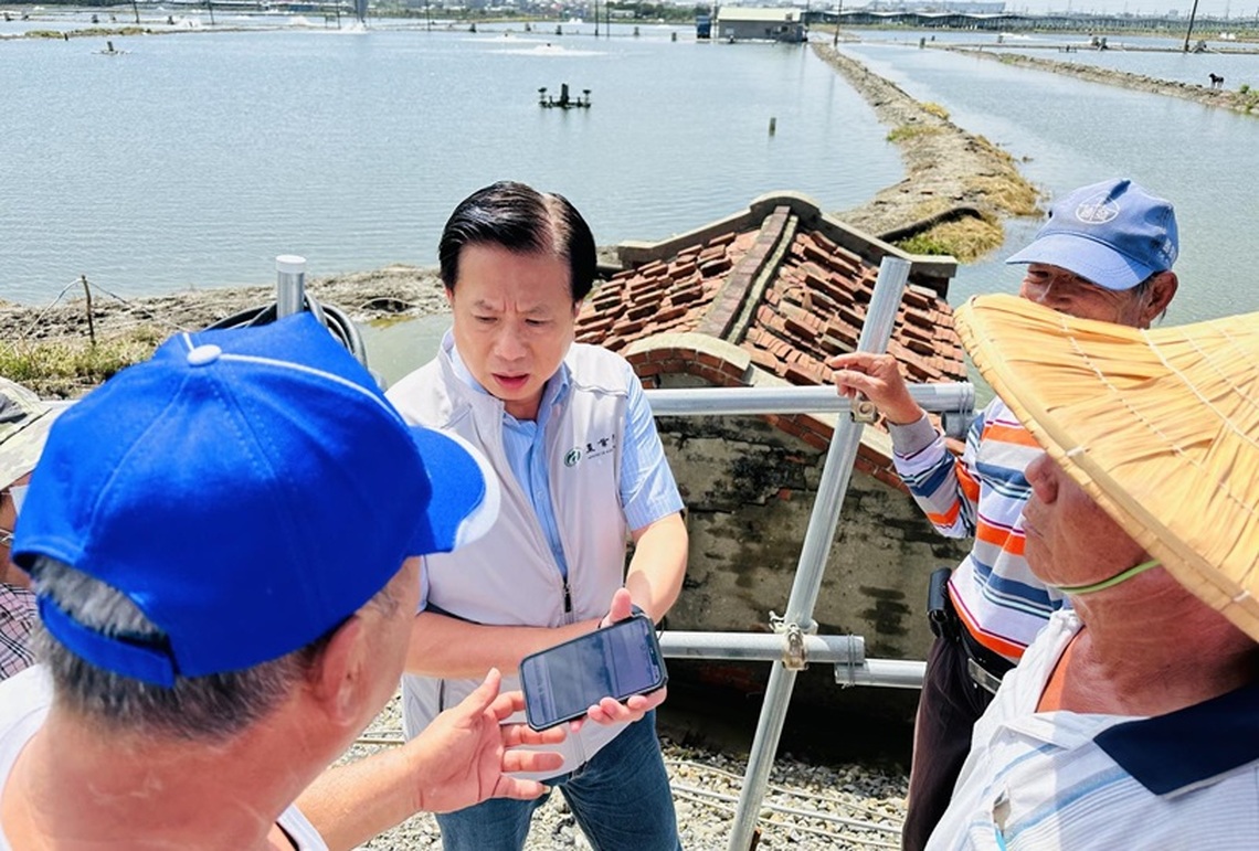 農業部次長黃昭欽：中央與地方合作加速復建養殖漁業及恢復漁港正常運作