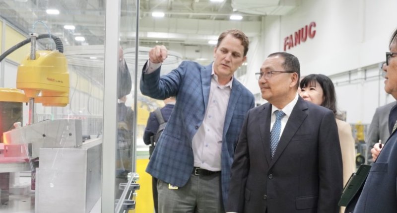 侯友宜參訪國際大廠HIWIN、FANUC　布局新北智慧製造產業