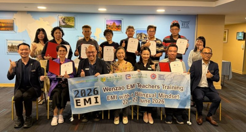 文藻跨域教師赴星培訓  精進EMI全英語教學力