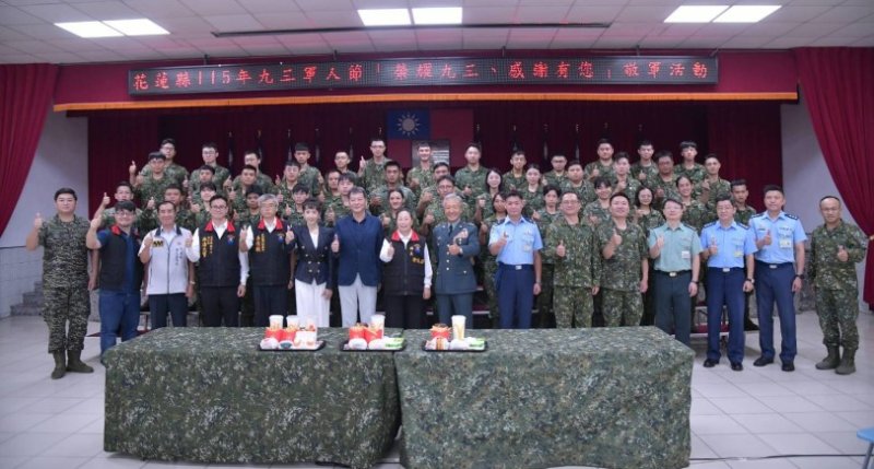 九三軍人節敬軍活動   徐榛蔚感謝國軍保家衛國 致上最高敬意