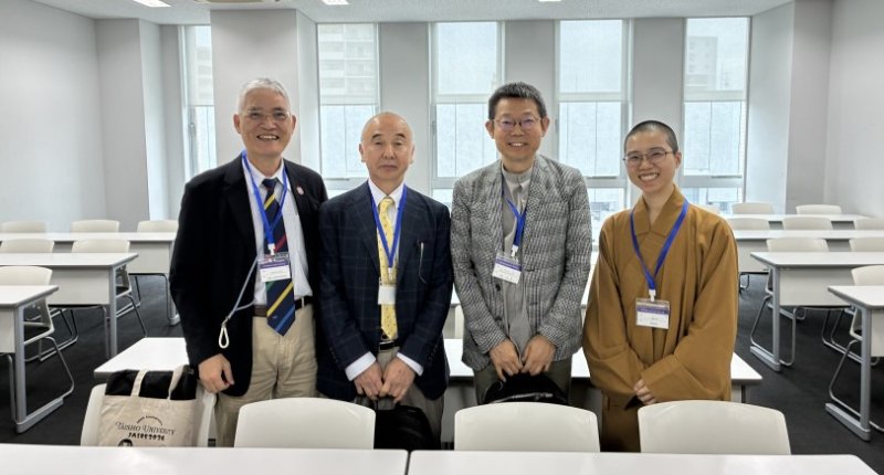南華大學高俊雄校長赴日發表論文  深化臺日佛教學術交流