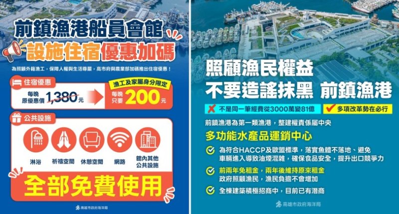 前鎮漁港運銷中心免收2年方案  漁會表肯定，下週啟動攤位登記