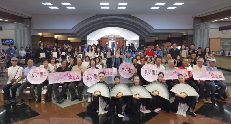 第25屆台中彩墨藝術節盛大開幕  22國128位藝術家「以愛為名」共繪感動
