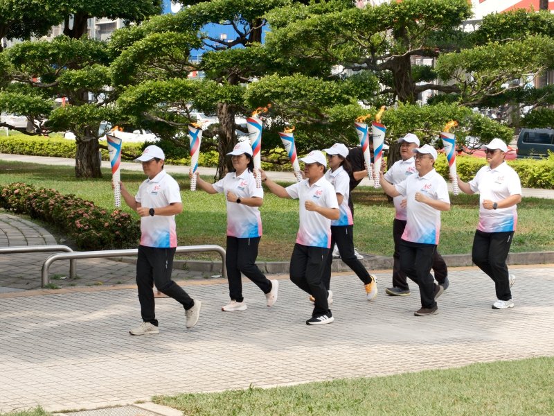 115年全民運動會 大會聖火抵達屏東縣政府致意