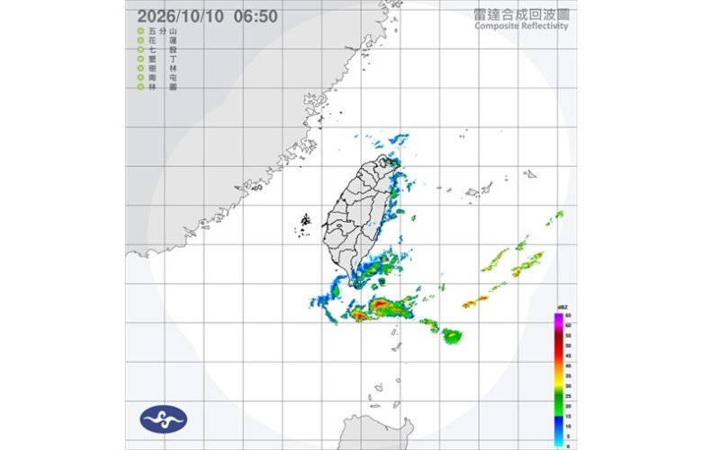 週六國慶日迎風面局部雨  白天偏熱留意日夜溫差