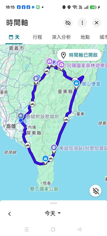 騎馬  也騎乘鐵馬  屏東高工退休教師黃老師單騎闖台東