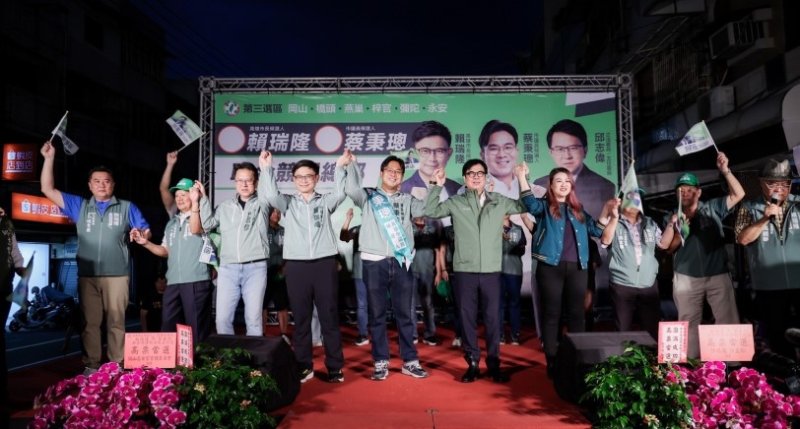 民進黨力拚大岡山議員三席全上　蔡秉璁競總成立拚最後衝刺