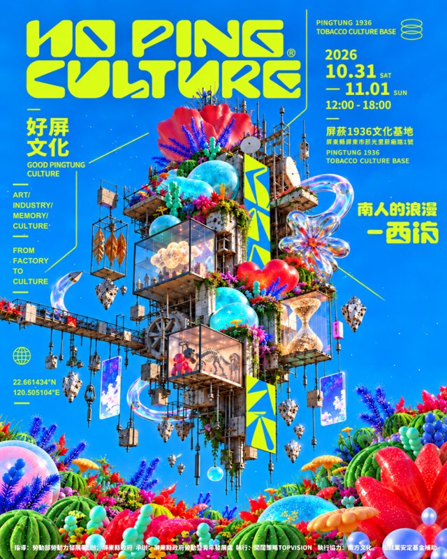 週末去哪玩？10/31-11/1屏菸變身變身潮流主場！  